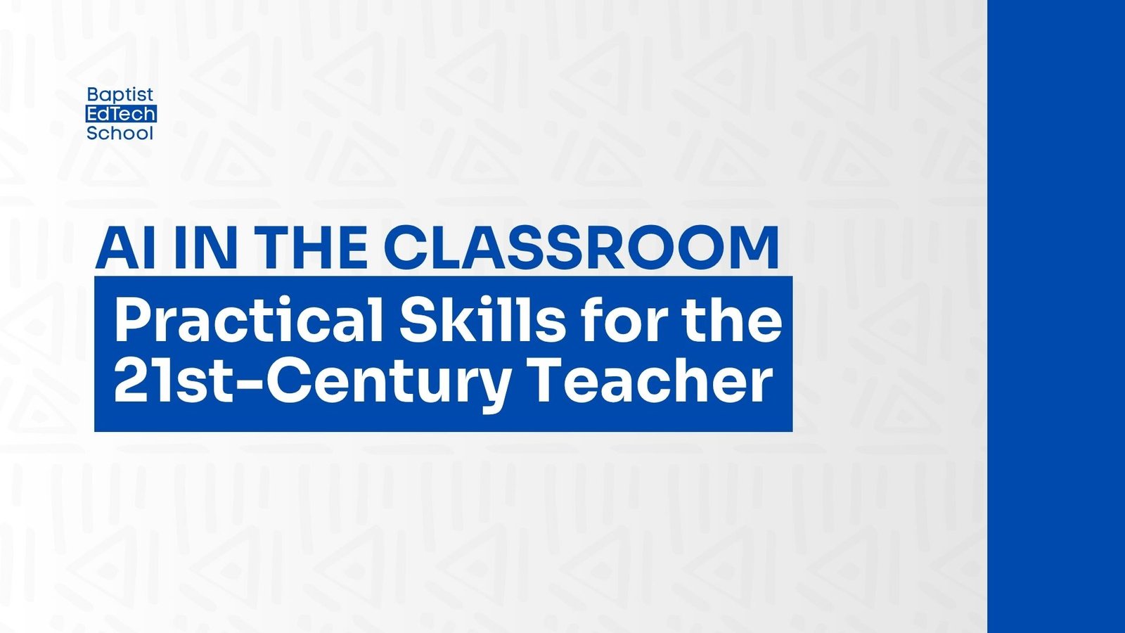 AI for Teachers